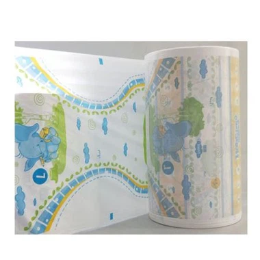 Bebek Bezi için Renkli Baskı PE Film